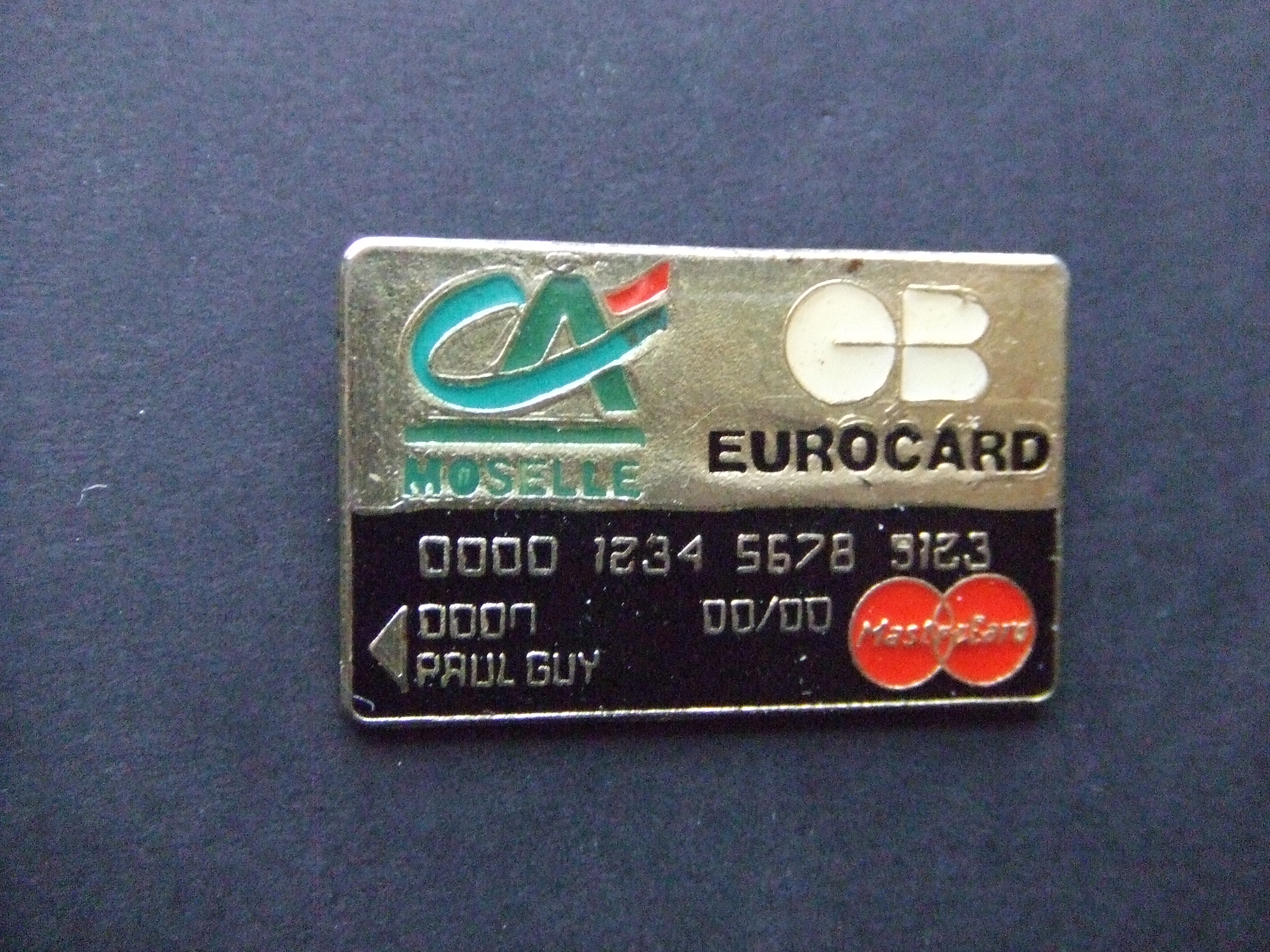 Eurocard Mastercard betaalpas